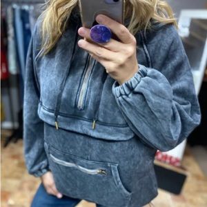 BOUTIQUE Mineral Wash Pullover Hoodie NEW!